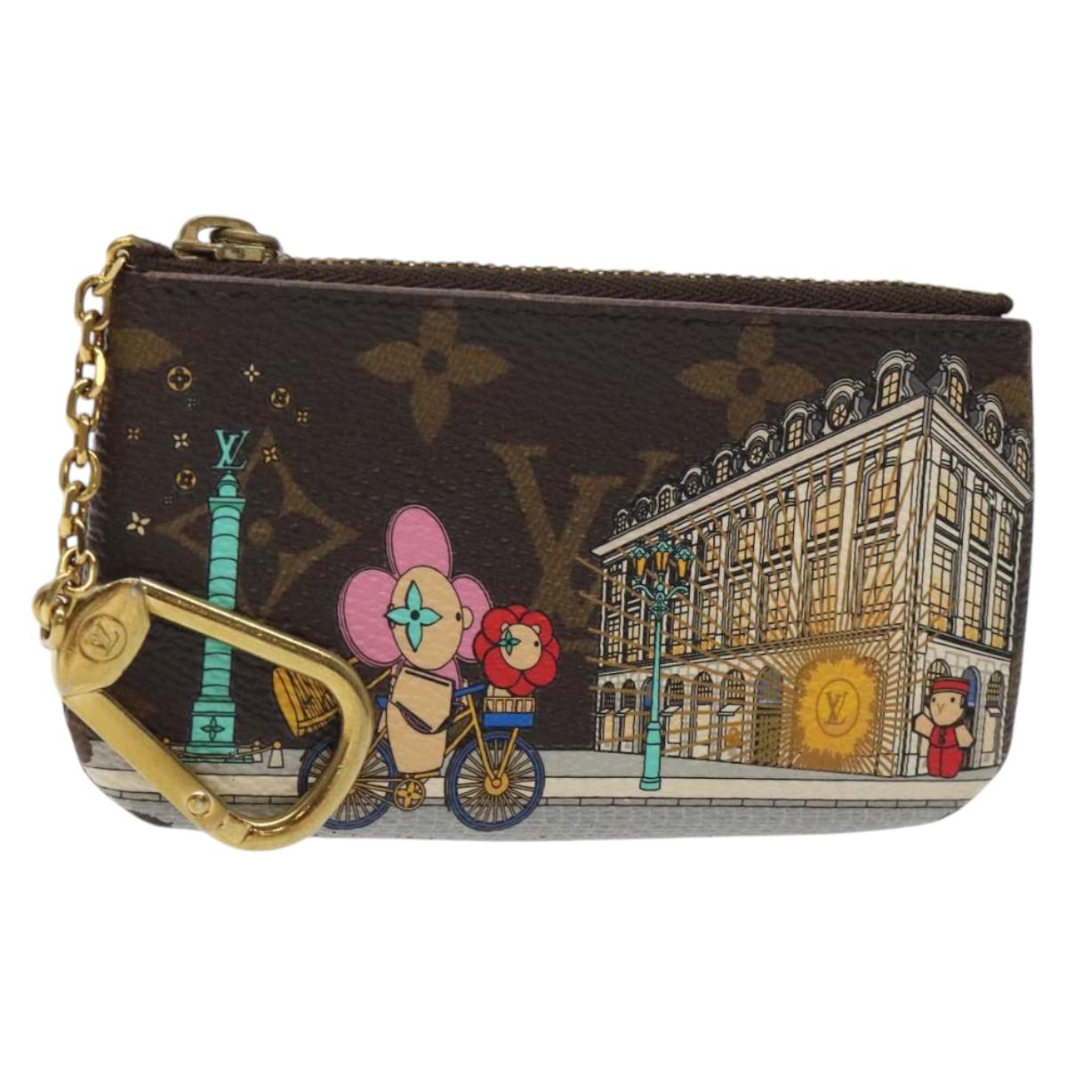LOUIS VUITTON Monogram Vivienne Pochette Cles Coin Purse M81639 LV Auth 127715