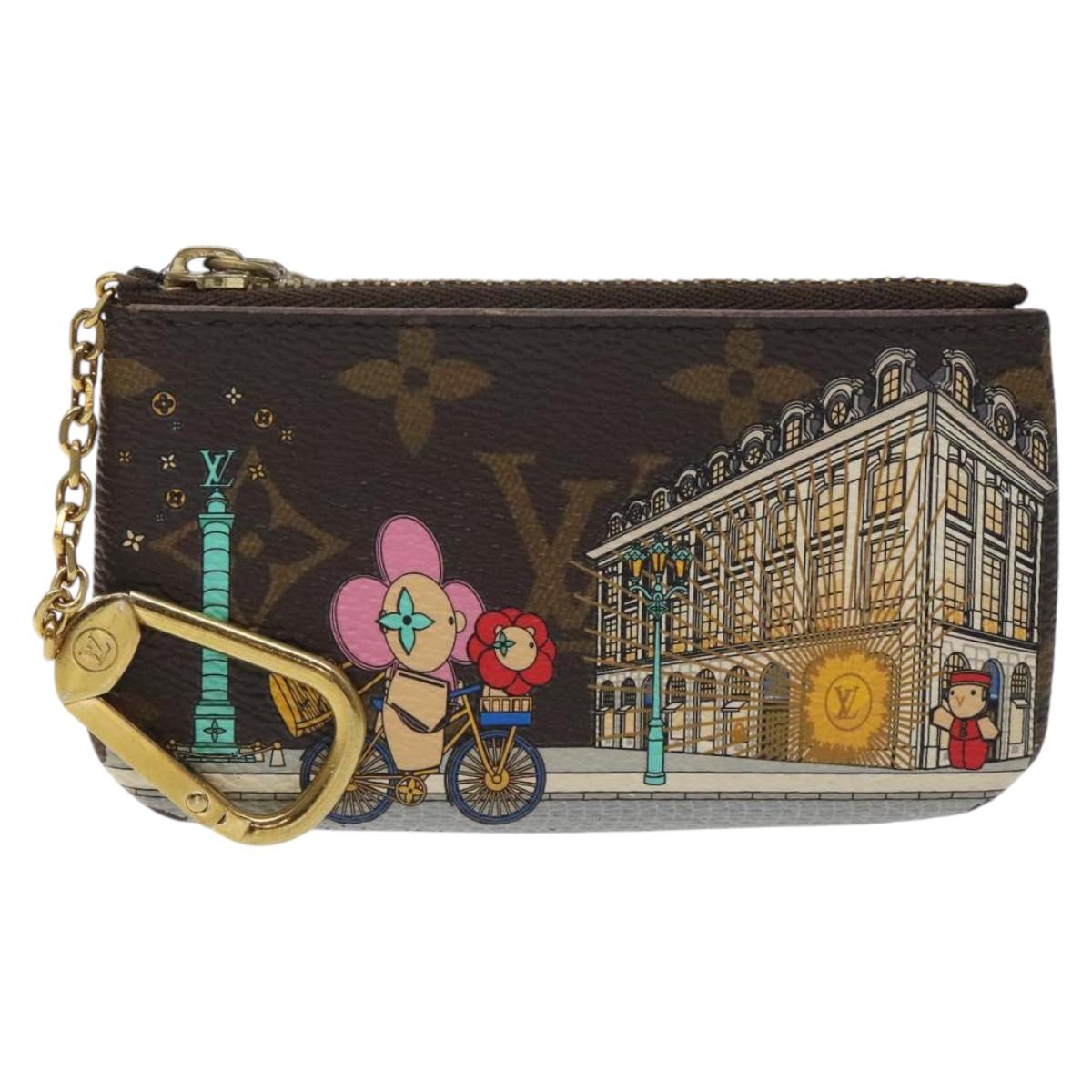 LOUIS VUITTON Monogram Vivienne Pochette Cles Coin Purse M81639 LV Auth 127715