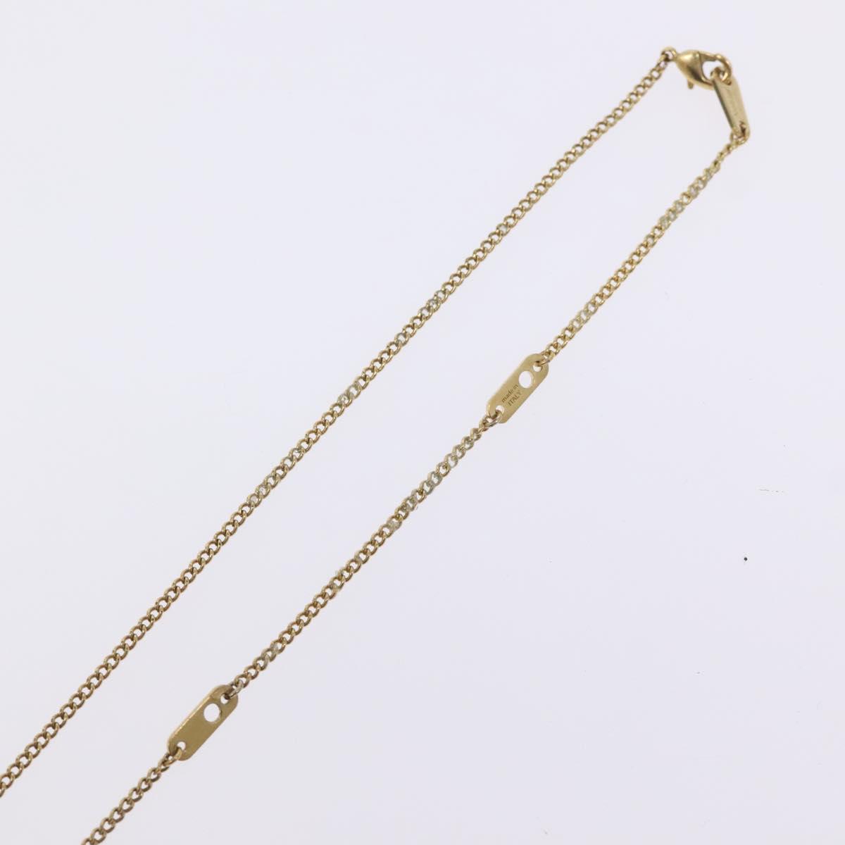 LOUIS VUITTON Collier Map LV Printed Initials City Paris M68261 LV Auth 127722