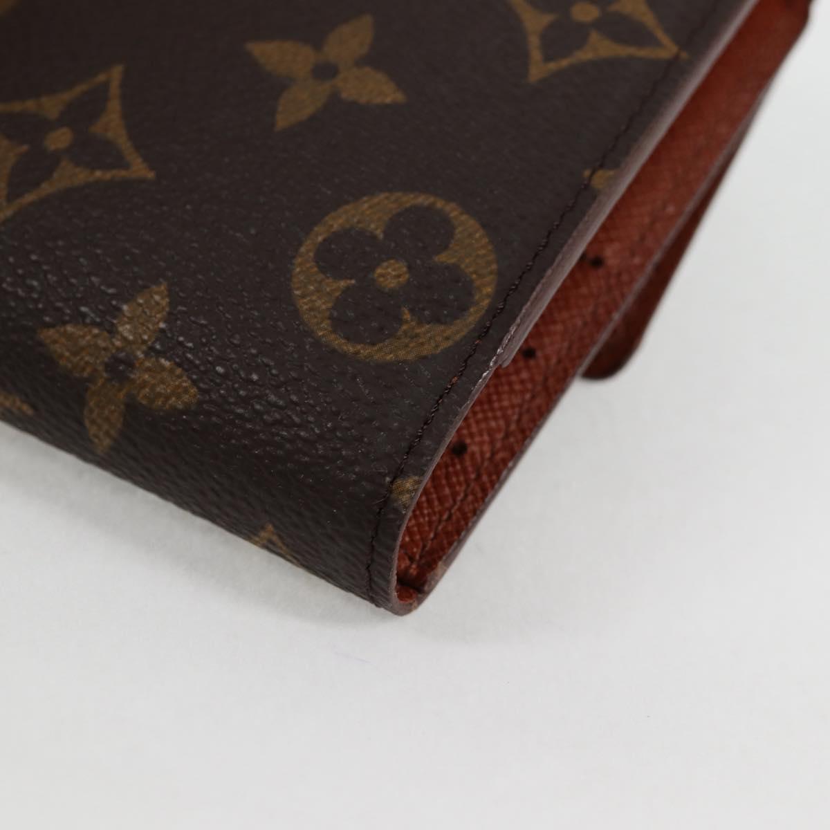 LOUIS VUITTON Monogram Porte Tresol International Wallet M61215 LV Auth 127744V