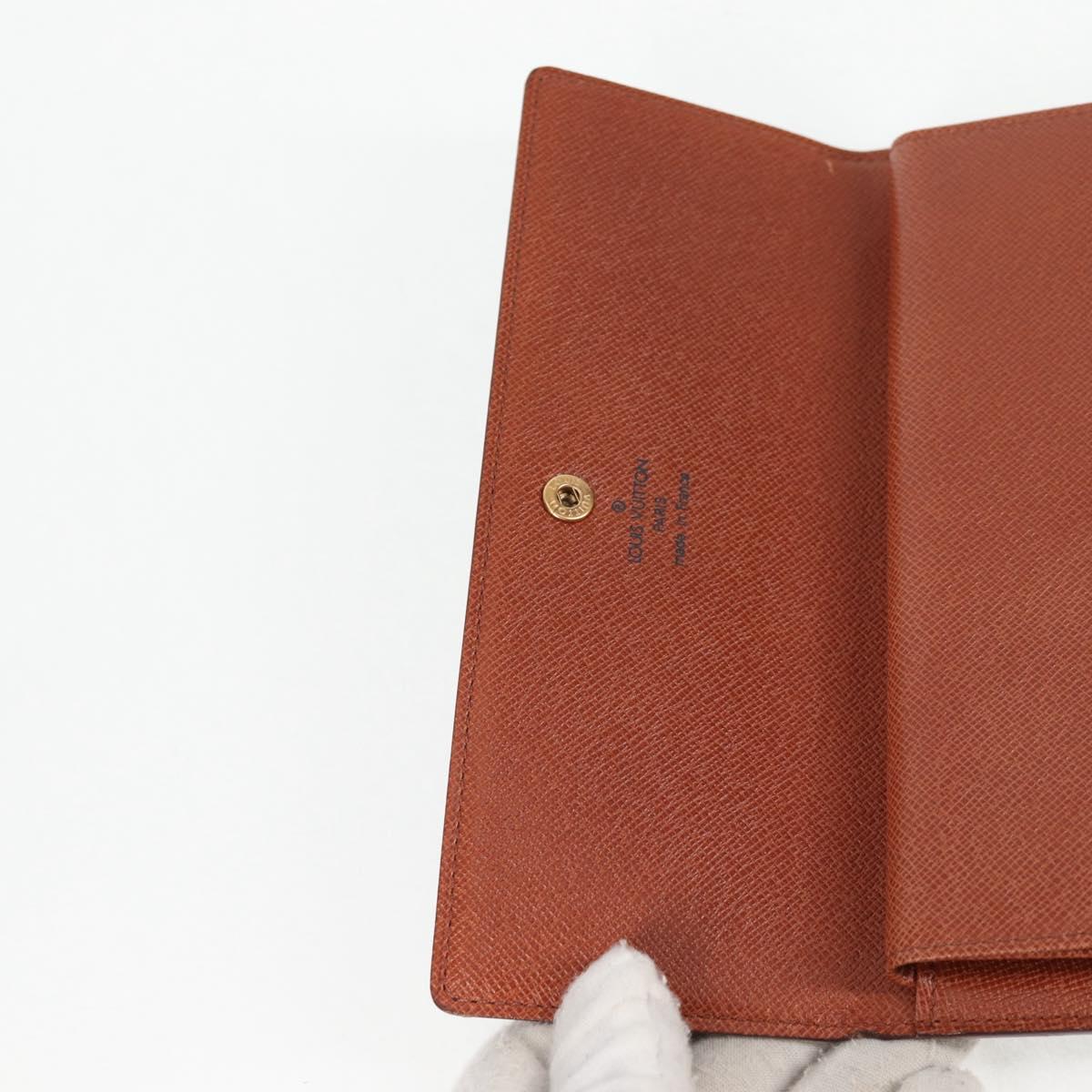 LOUIS VUITTON Monogram Porte Tresol International Wallet M61215 LV Auth 127744V