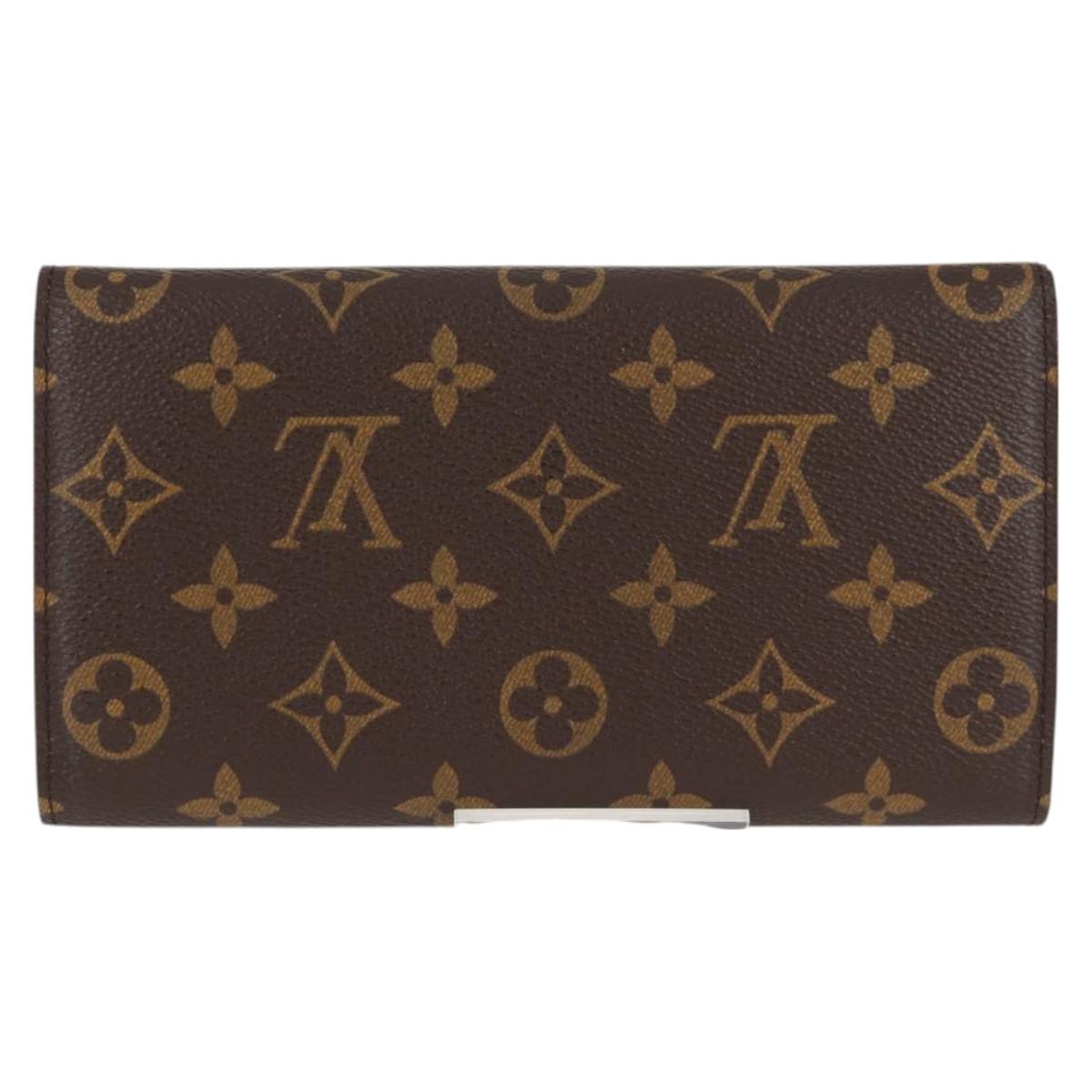 LOUIS VUITTON Monogram Porte Tresol International Wallet M61215 LV Auth 127744V