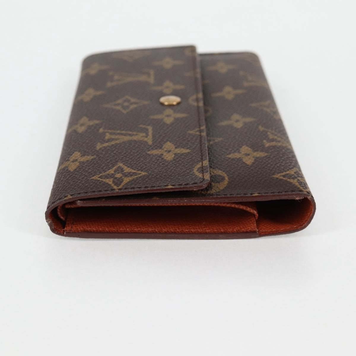LOUIS VUITTON Monogram Porte Tresol International Wallet M61215 LV Auth 127744V