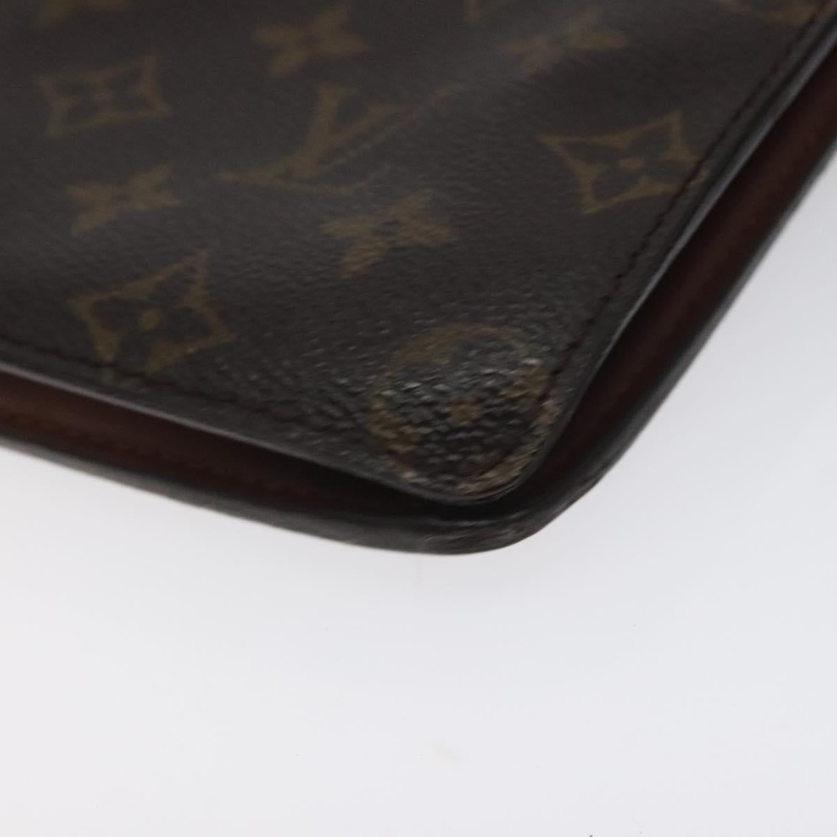LOUIS VUITTON Monogram Pochette Homme Clutch Bag M51795 LV Auth 127757