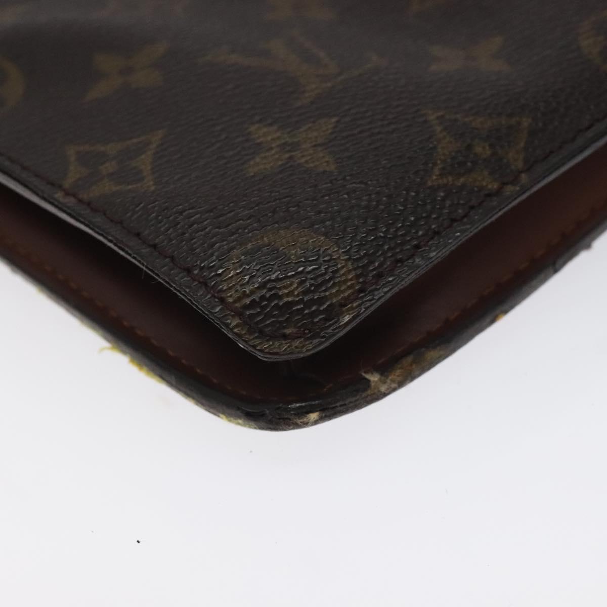 LOUIS VUITTON Monogram Pochette Homme Clutch Bag M51795 LV Auth 127757