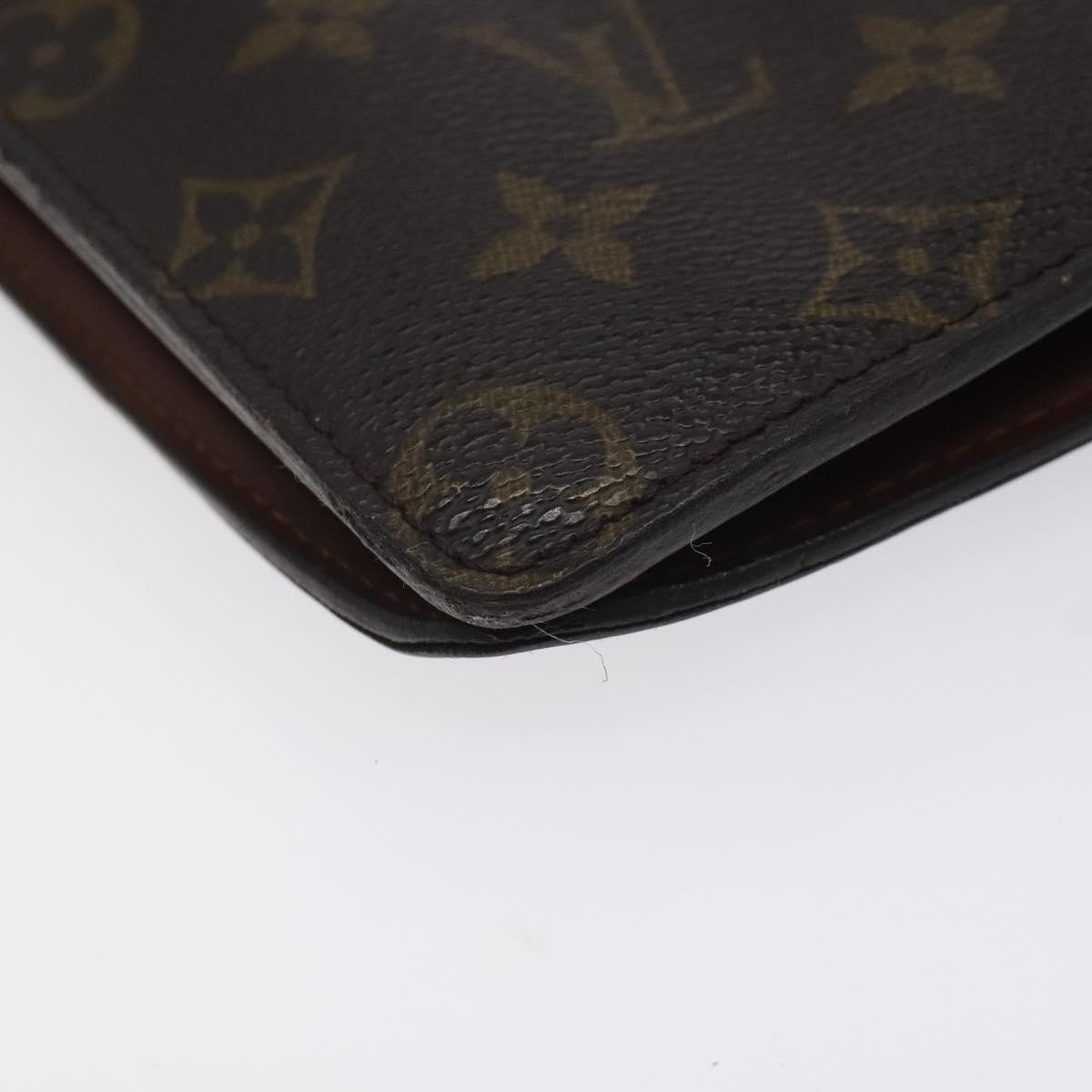 LOUIS VUITTON Monogram Pochette Homme Clutch Bag M51795 LV Auth 127757