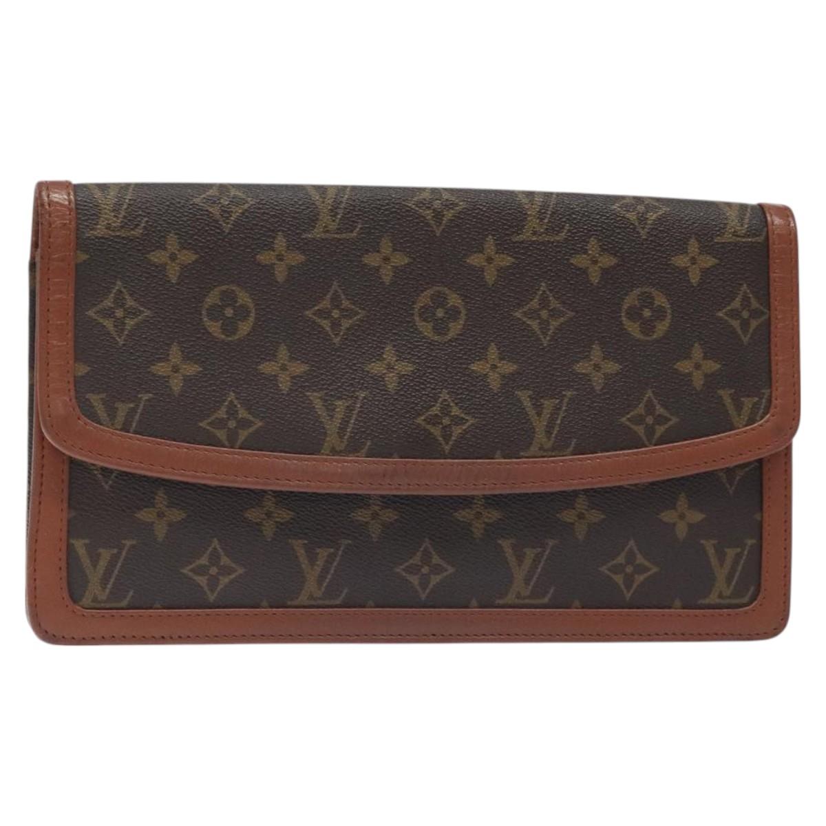 LOUIS VUITTON Monogram Pochette Dam GM Clutch Bag M51810 LV Auth 127758