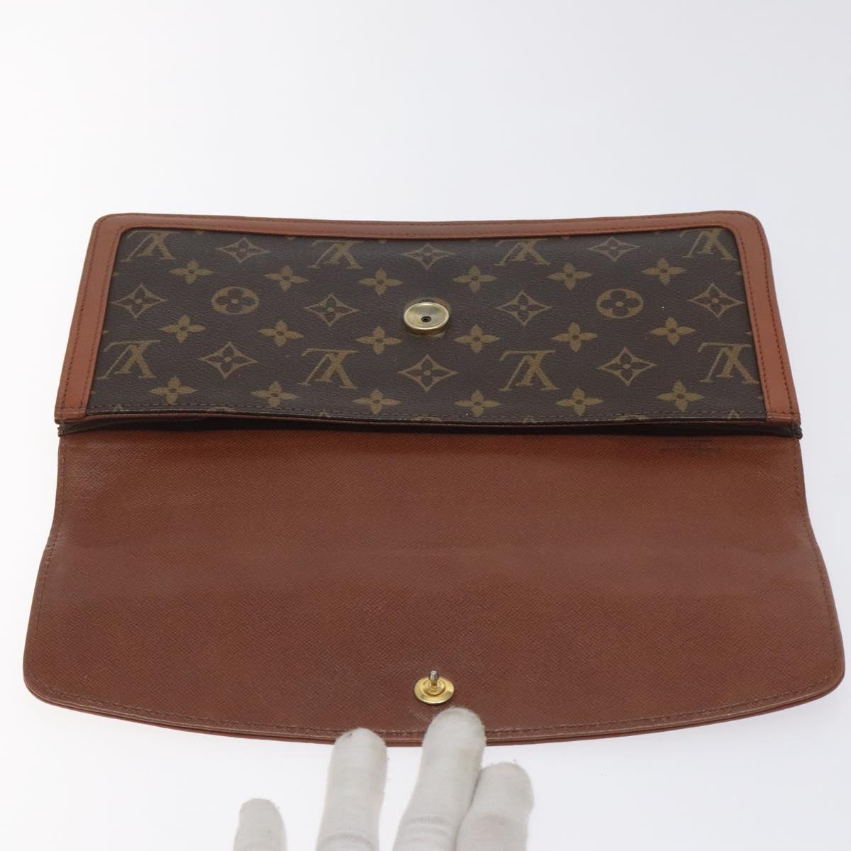 LOUIS VUITTON Monogram Pochette Dam GM Clutch Bag M51810 LV Auth 127758