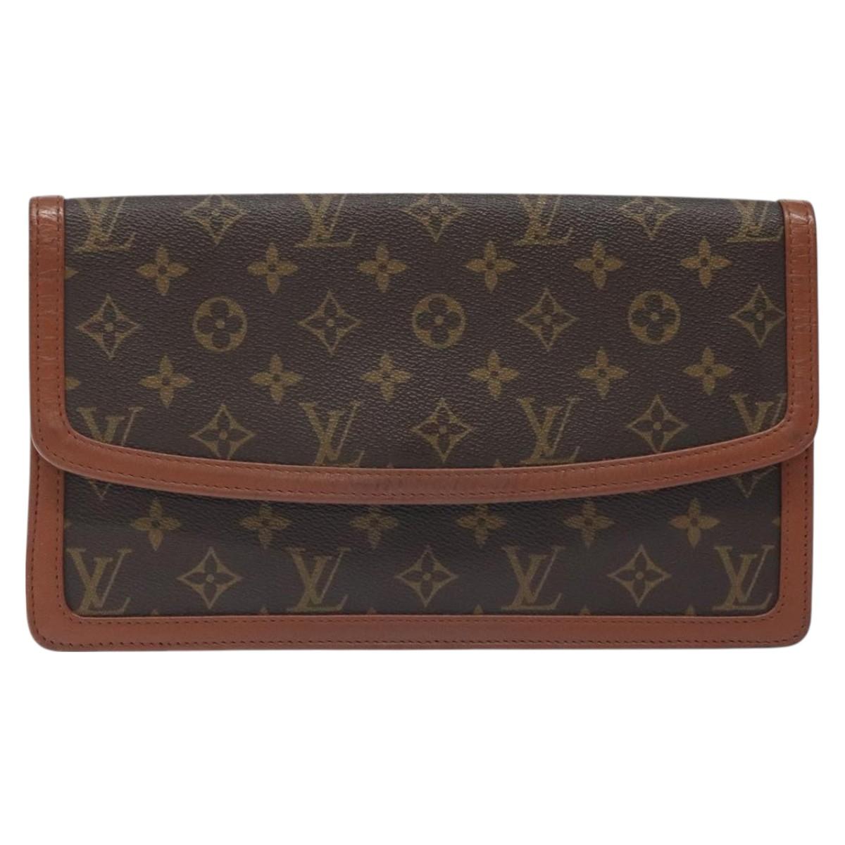 LOUIS VUITTON Monogram Pochette Dam GM Clutch Bag M51810 LV Auth 127758
