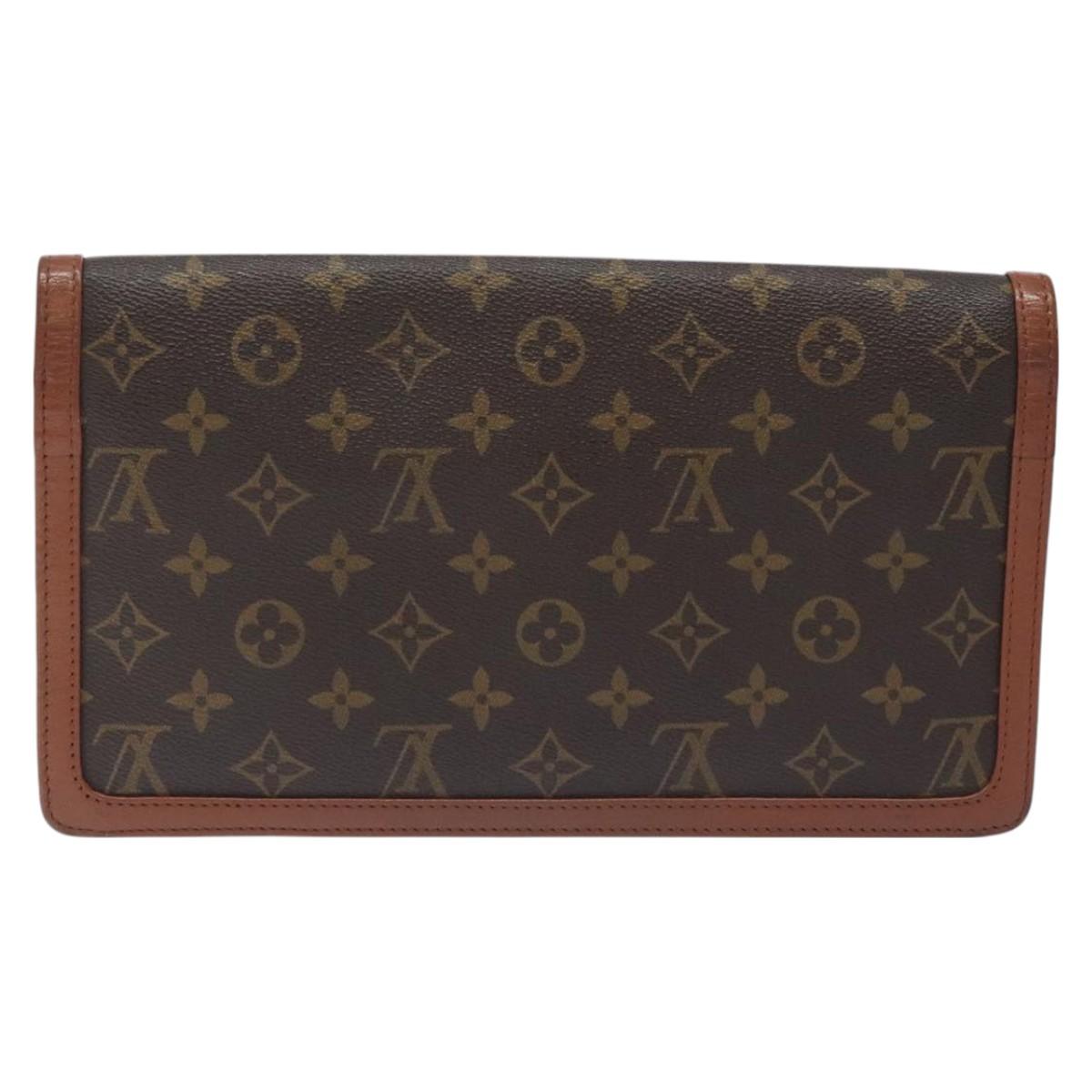 LOUIS VUITTON Monogram Pochette Dam GM Clutch Bag M51810 LV Auth 127758