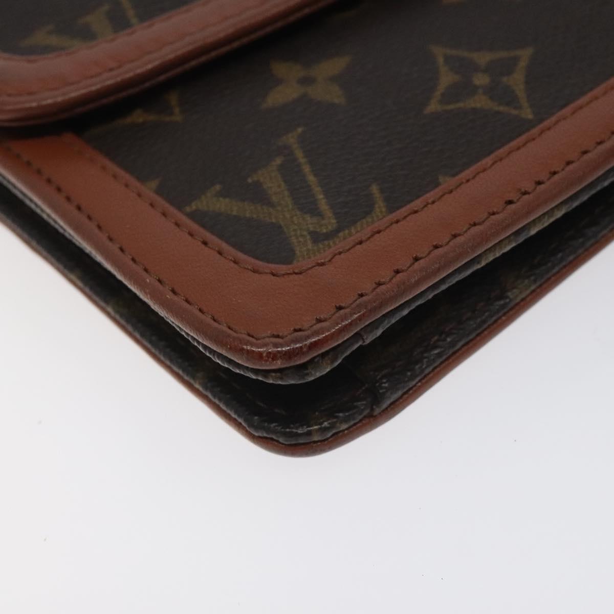 LOUIS VUITTON Monogram Pochette Dam GM Clutch Bag M51810 LV Auth 127758