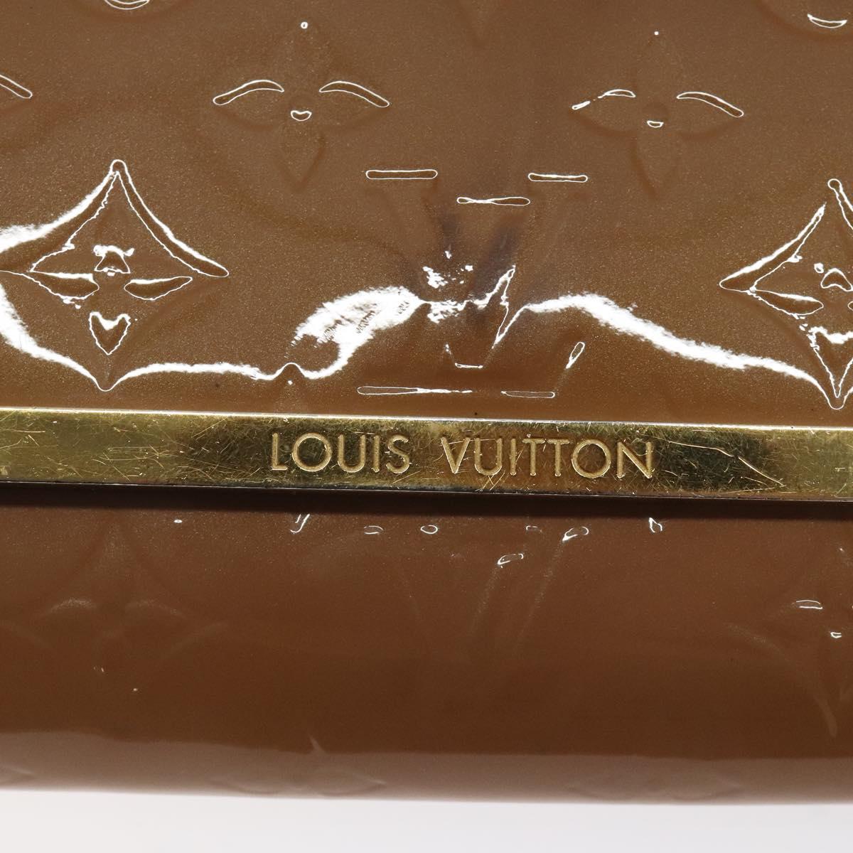 LOUIS VUITTON Vernis Rossmore MM Shoulder Bag Rose Velours M91589 LV Auth 127784
