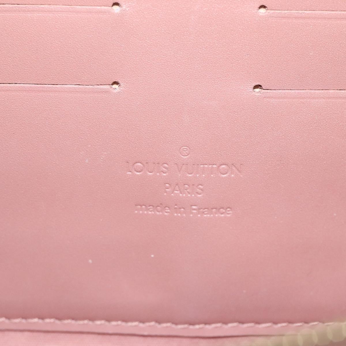 LOUIS VUITTON Vernis Rossmore MM Shoulder Bag Rose Velours M91589 LV Auth 127784