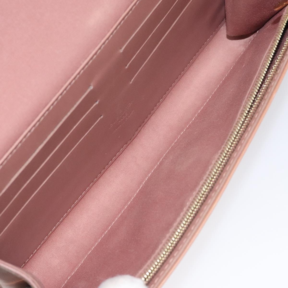 LOUIS VUITTON Vernis Rossmore MM Shoulder Bag Rose Velours M91589 LV Auth 127784