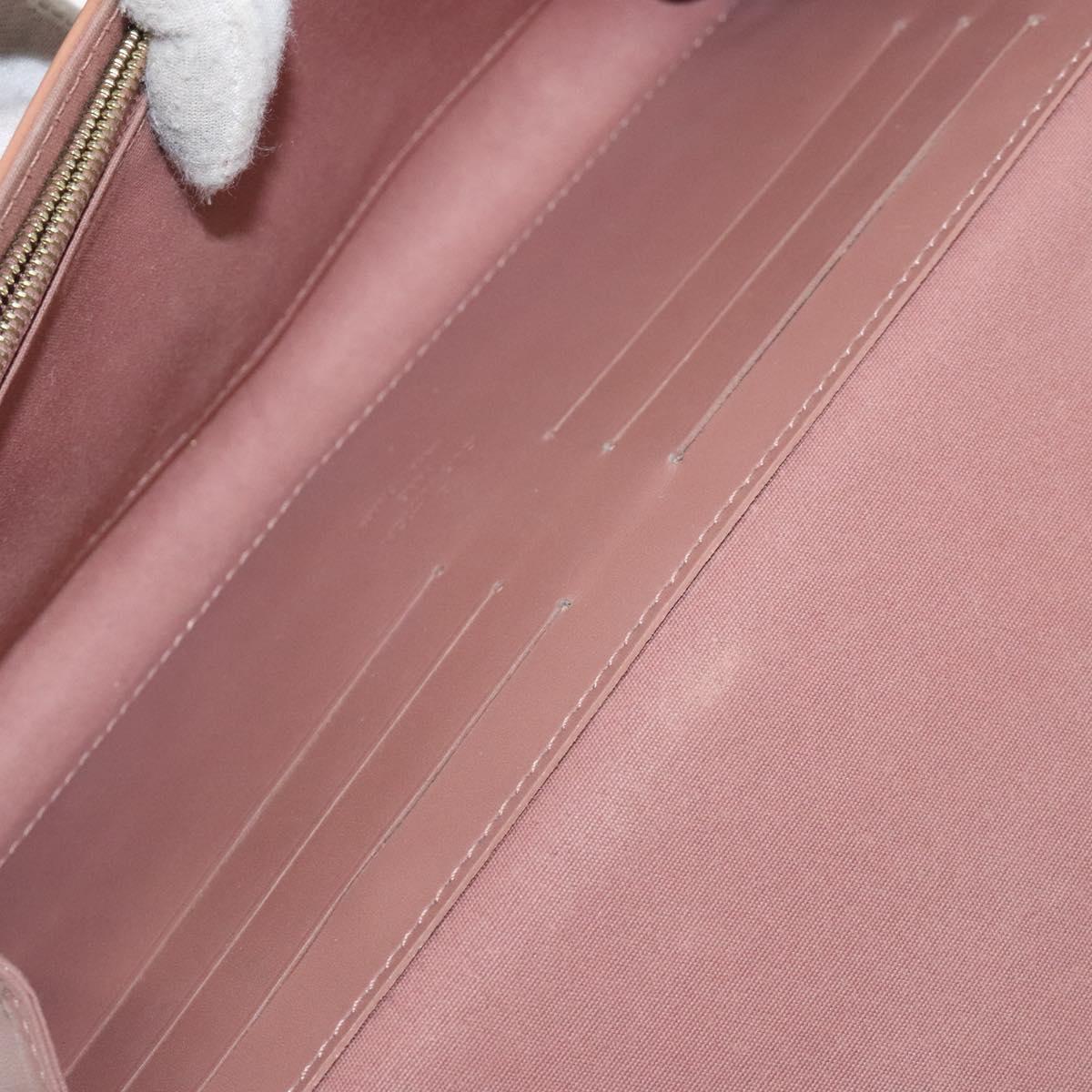 LOUIS VUITTON Vernis Rossmore MM Shoulder Bag Rose Velours M91589 LV Auth 127784