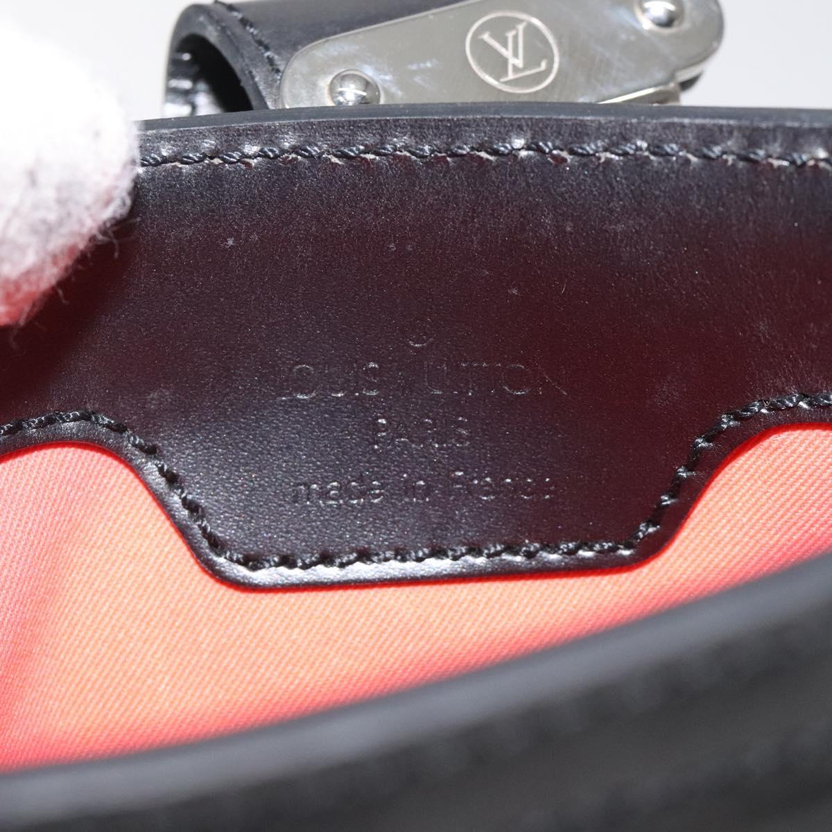 LOUIS VUITTON Epi Stretch Mojito Shoulder Bag Pouch Black M54612 LV Auth 127785