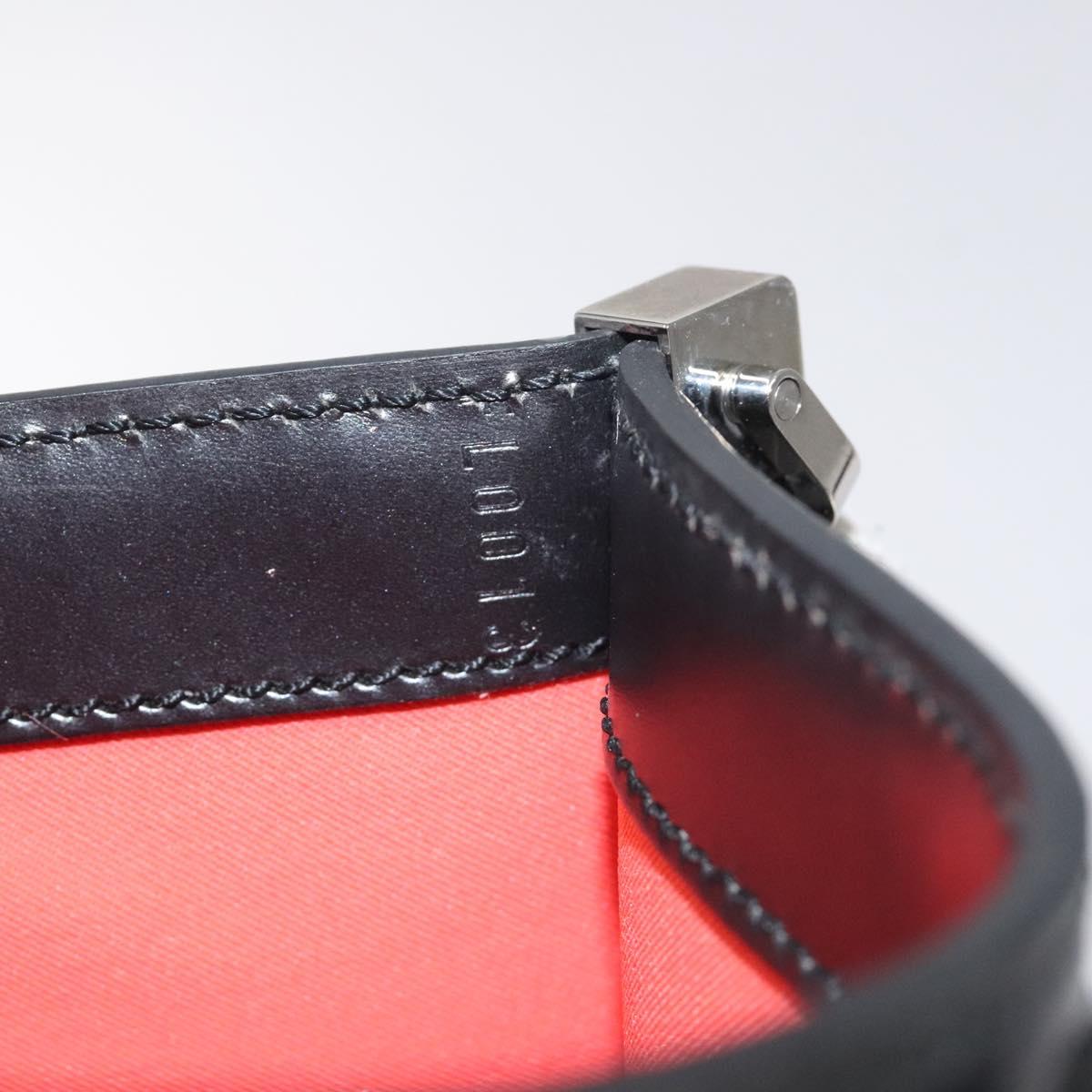 LOUIS VUITTON Epi Stretch Mojito Shoulder Bag Pouch Black M54612 LV Auth 127785