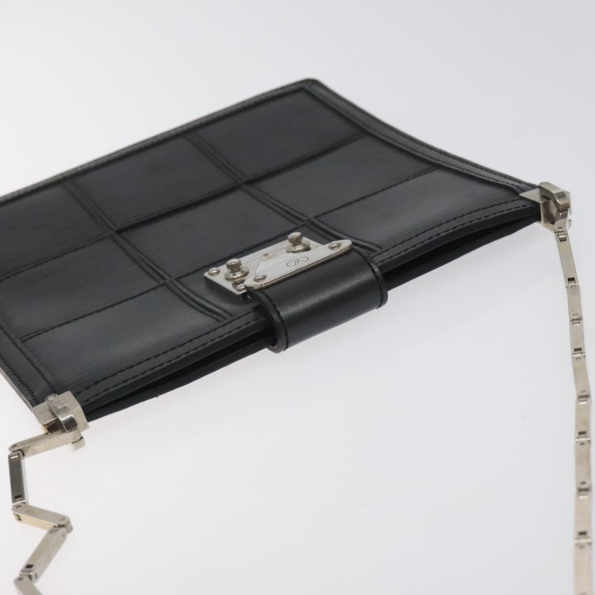 LOUIS VUITTON Epi Stretch Mojito Shoulder Bag Pouch Black M54612 LV Auth 127785