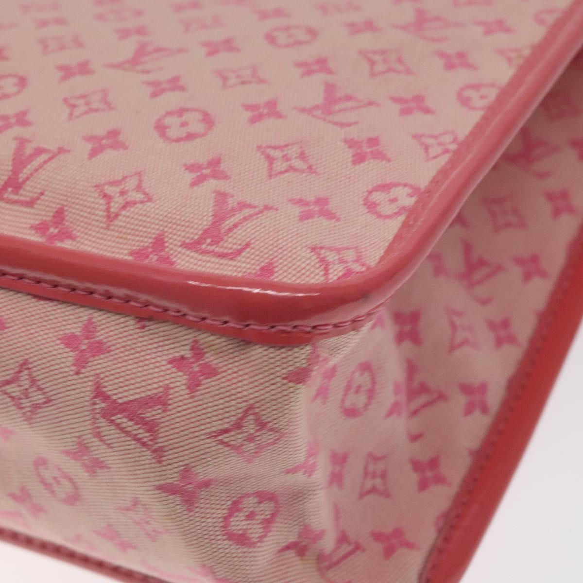 LOUIS VUITTON Monogram Mini Sac Catrain Hand Bag Strawberry M92930 Auth 127805