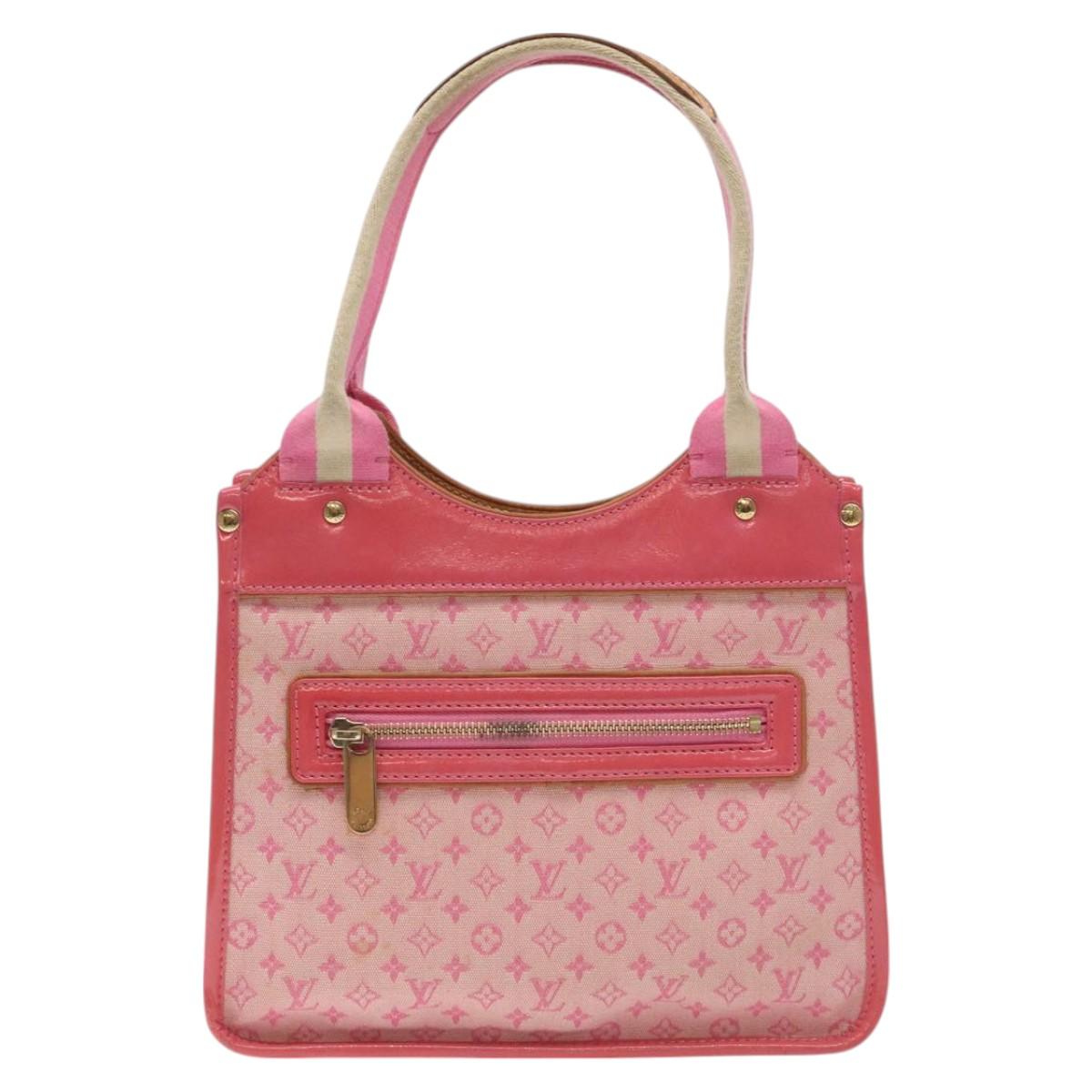 LOUIS VUITTON Monogram Mini Sac Catrain Hand Bag Strawberry M92930 Auth 127805