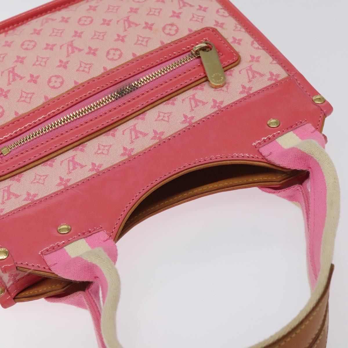 LOUIS VUITTON Monogram Mini Sac Catrain Hand Bag Strawberry M92930 Auth 127805