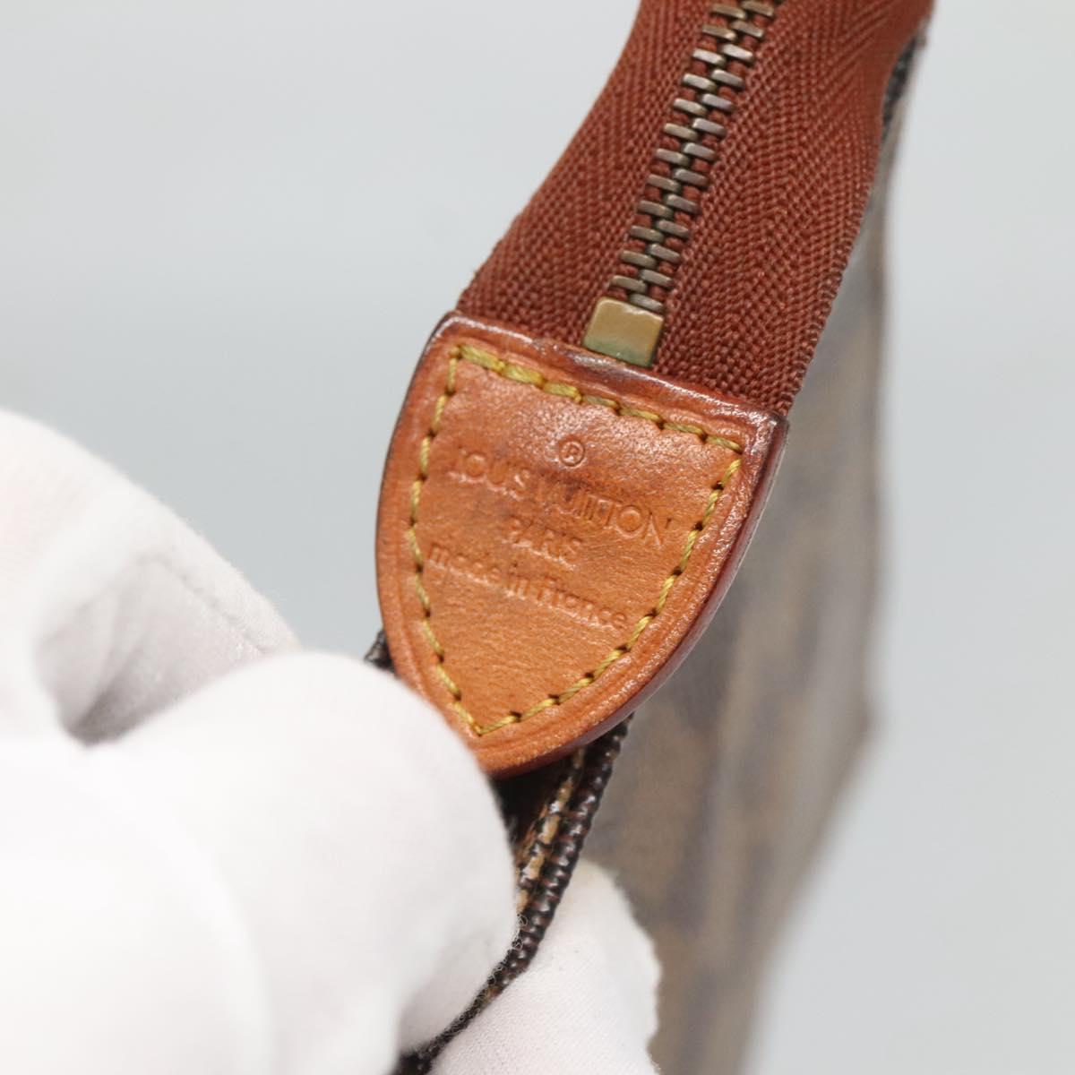 LOUIS VUITTON Damier Ebene Poche Toilette 26 Pouch N47543 LV Auth 127811