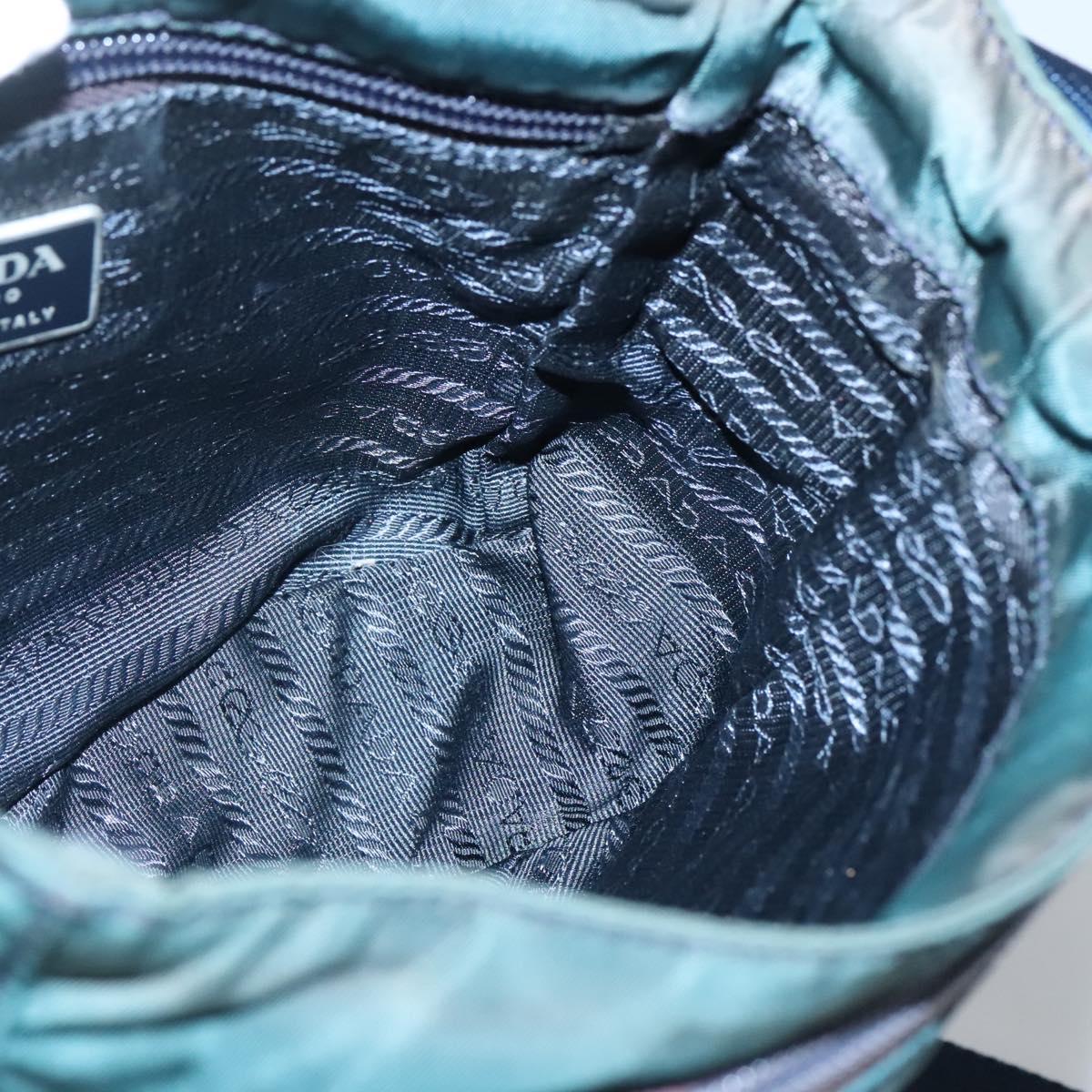 PRADA Shoulder Bag Nylon Green Auth 127874