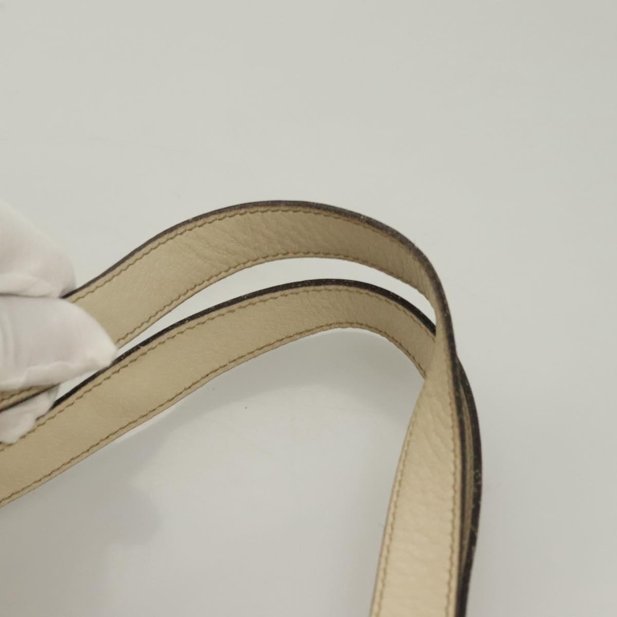 GUCCI GG Canvas Hand Bag Gold Pink 141470 Auth 127877