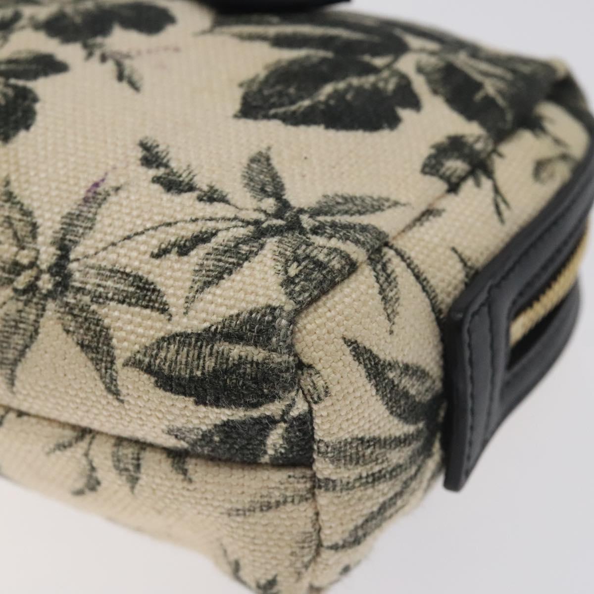 GUCCI Pouch Canvas Beige Gold 442690 Auth 127880