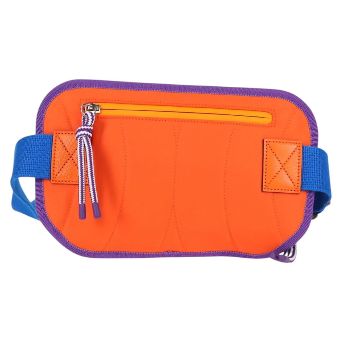 GUCCI Waist bag Nylon Silver Purple 752102 Auth 127885M