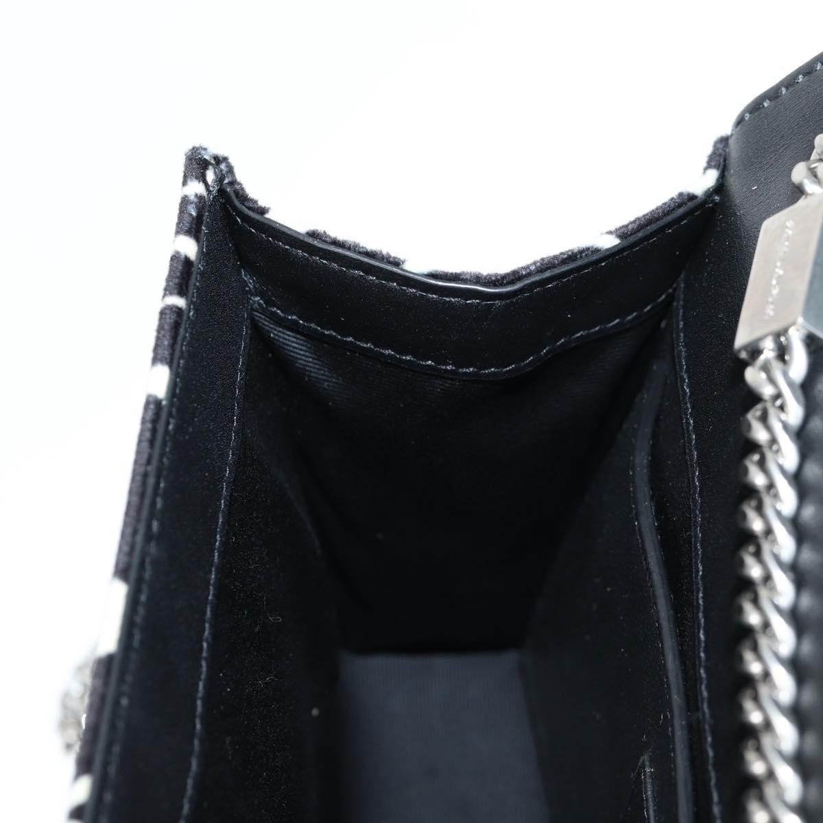 SAINT LAURENT Chain Bag Fabric Zebra Pattern 707690 FAAIA 1075 Auth 127912M