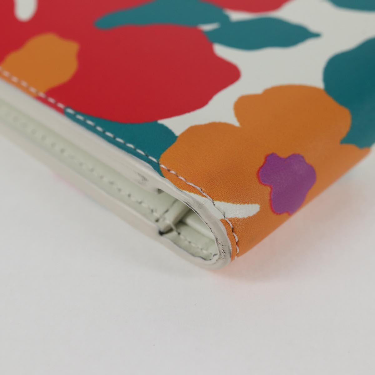 SAINT LAURENT Wallet Leather Multicolor Auth 127915M