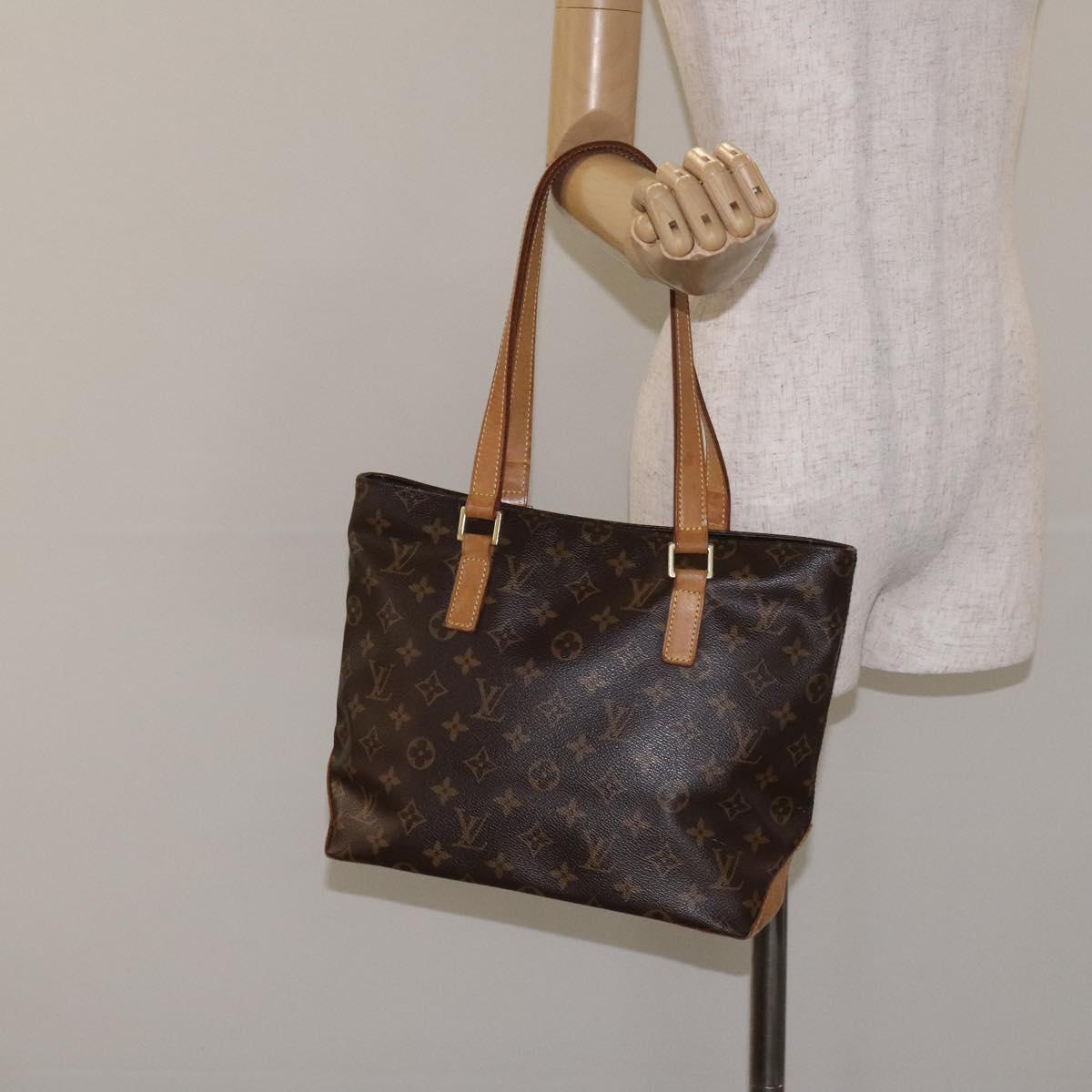 LOUIS VUITTON Monogram Cabas Piano Tote Bag M51148 LV Auth 127931