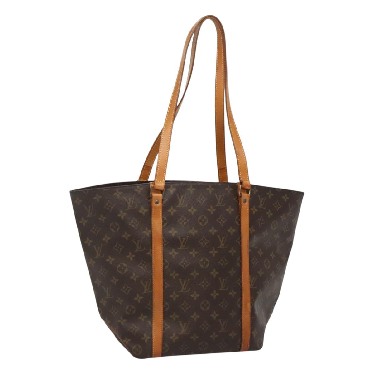 LOUIS VUITTON Monogram Sac Shopping Tote Bag M51108 LV Auth 127935