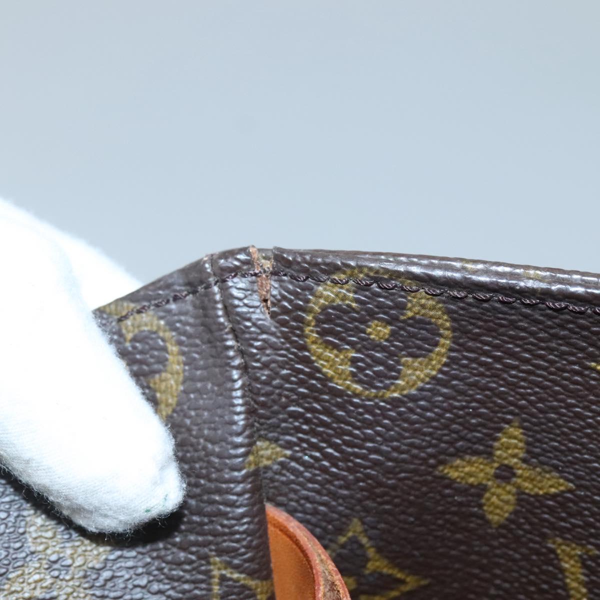 LOUIS VUITTON Monogram Sac Shopping Tote Bag M51108 LV Auth 127935