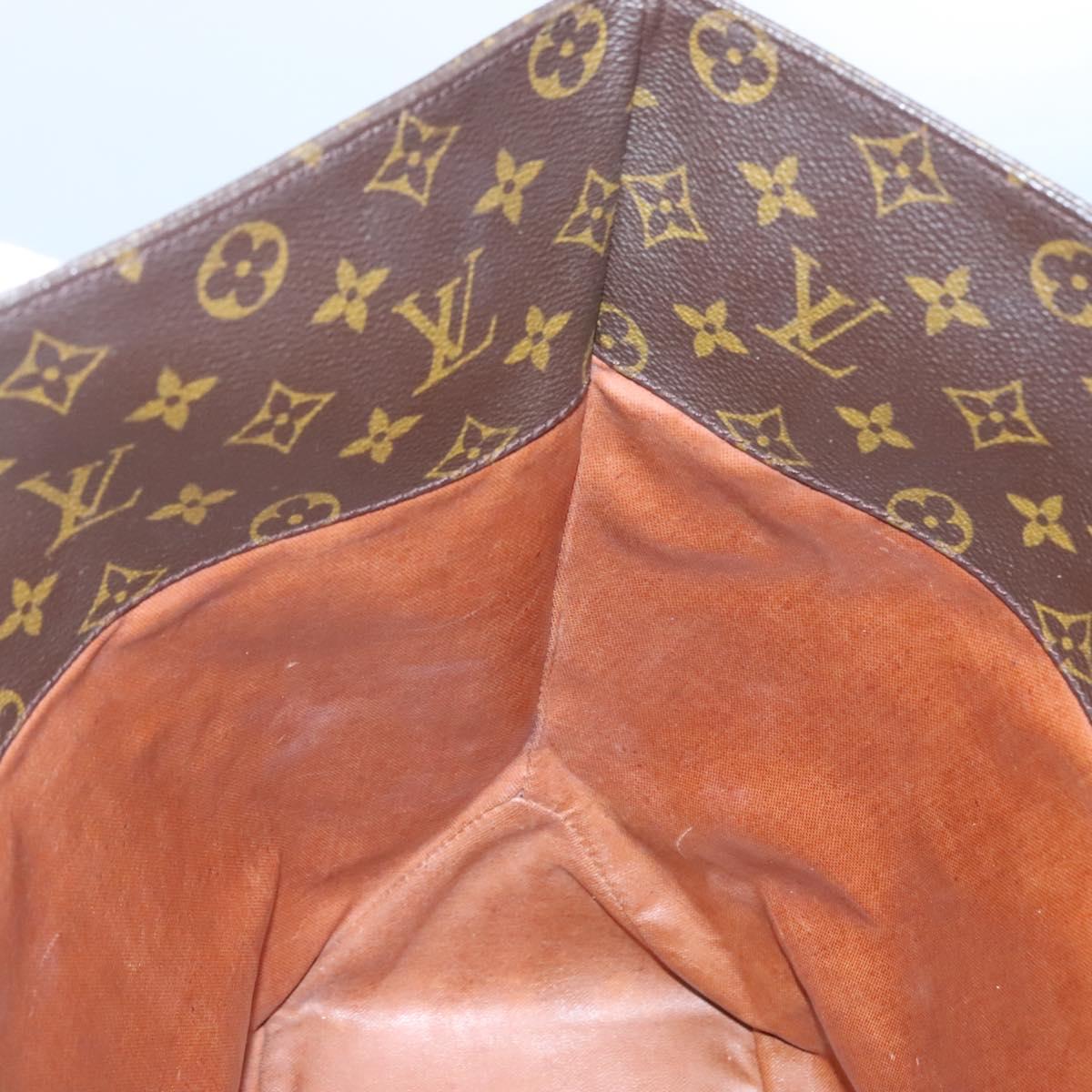LOUIS VUITTON Monogram Sac Shopping Tote Bag M51108 LV Auth 127935