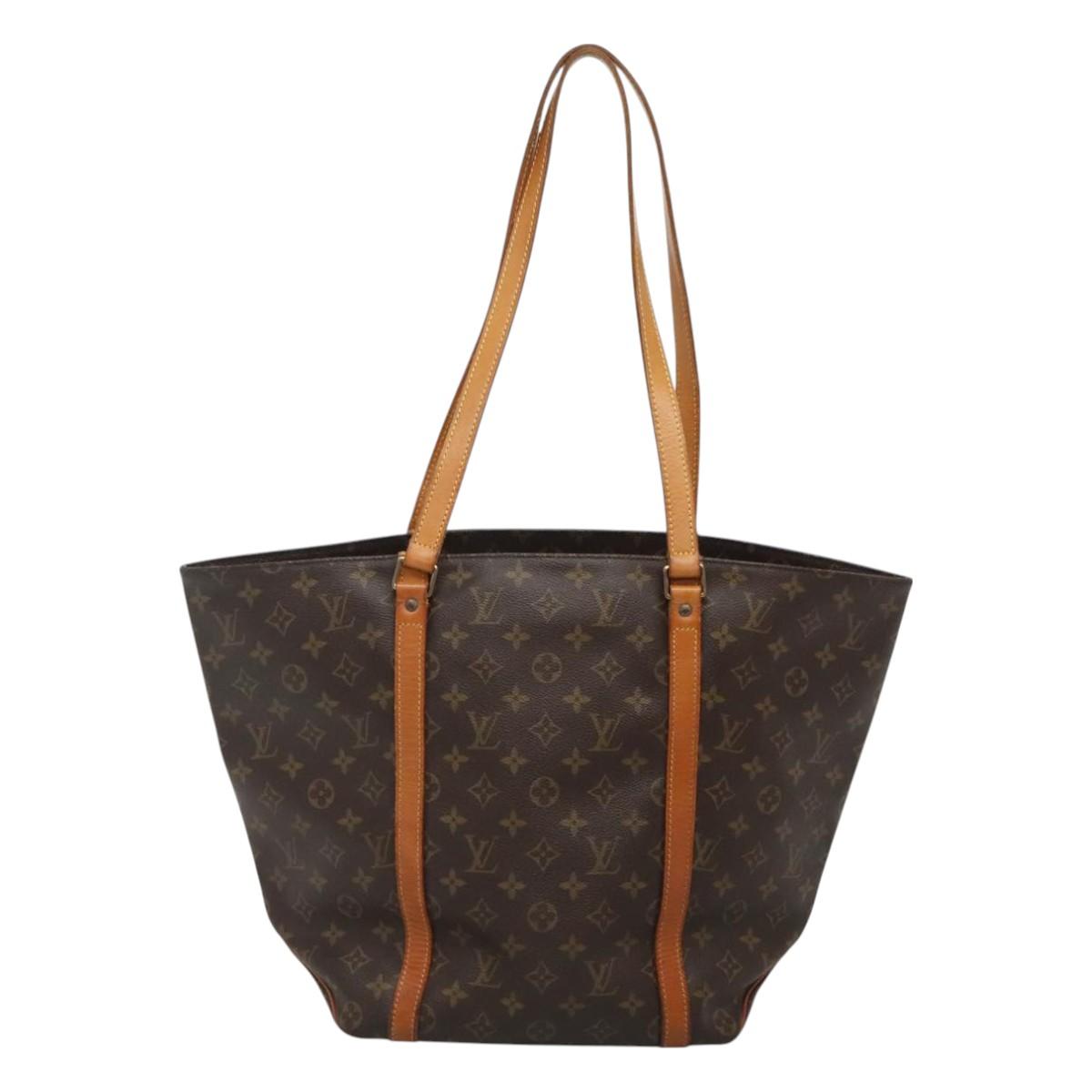 LOUIS VUITTON Monogram Sac Shopping Tote Bag M51108 LV Auth 127935