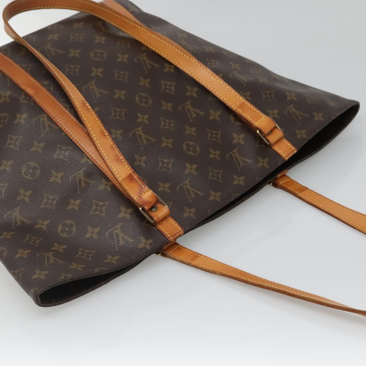 LOUIS VUITTON Monogram Sac Shopping Tote Bag M51108 LV Auth 127935