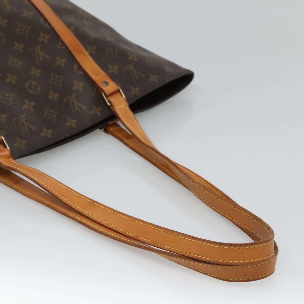 LOUIS VUITTON Monogram Sac Shopping Tote Bag M51108 LV Auth 127935