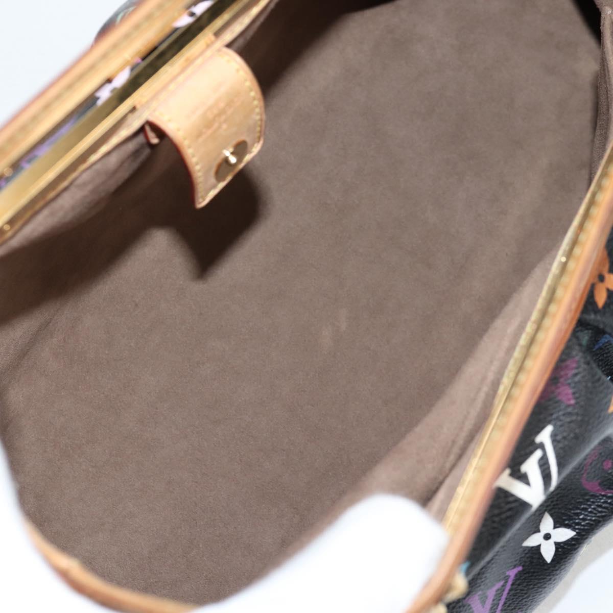 LOUIS VUITTON Monogram Multicolor Judy GM Bag 2way Black M40254 LV Auth 127947V