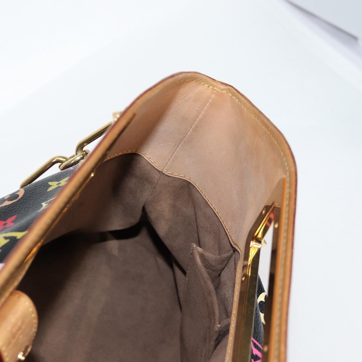 LOUIS VUITTON Monogram Multicolor Judy GM Bag 2way Black M40254 LV Auth 127947V