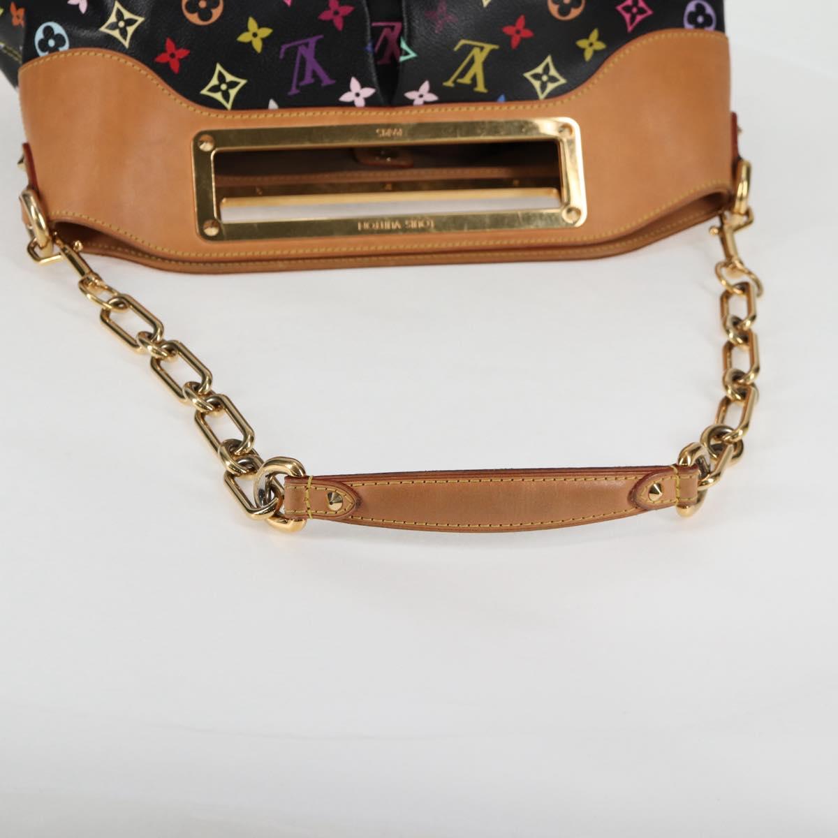 LOUIS VUITTON Monogram Multicolor Judy GM Bag 2way Black M40254 LV Auth 127947V