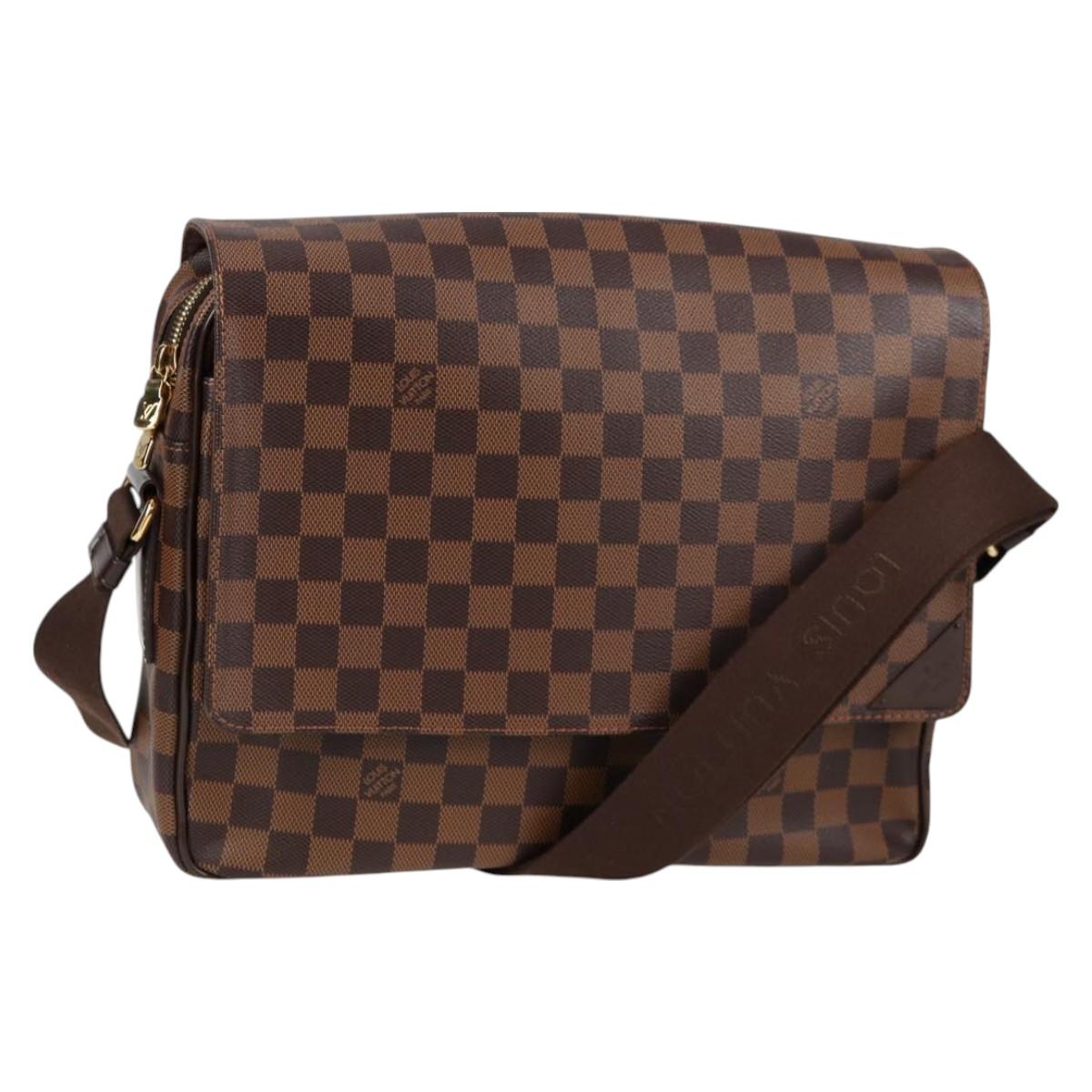 LOUIS VUITTON Damier Ebene Shelton MM Shoulder Bag N41149 LV Auth 127960V