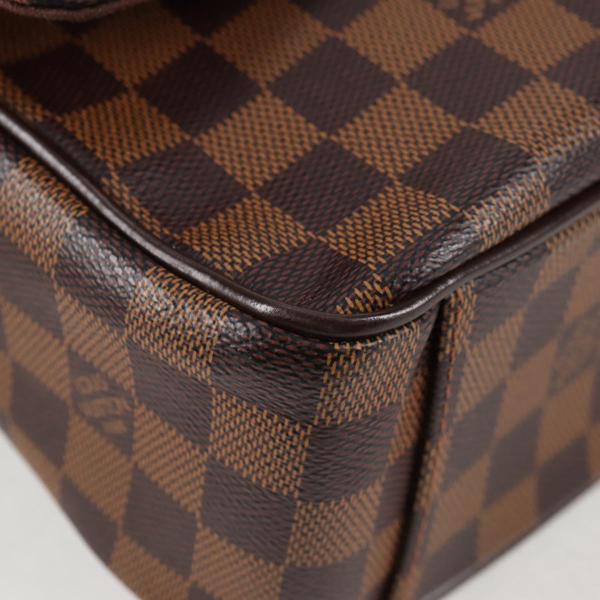 LOUIS VUITTON Damier Ebene Shelton MM Shoulder Bag N41149 LV Auth 127960V