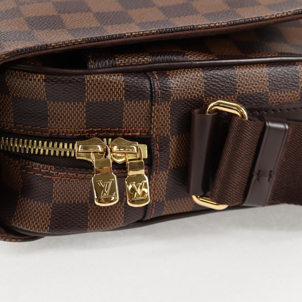 LOUIS VUITTON Damier Ebene Shelton MM Shoulder Bag N41149 LV Auth 127960V
