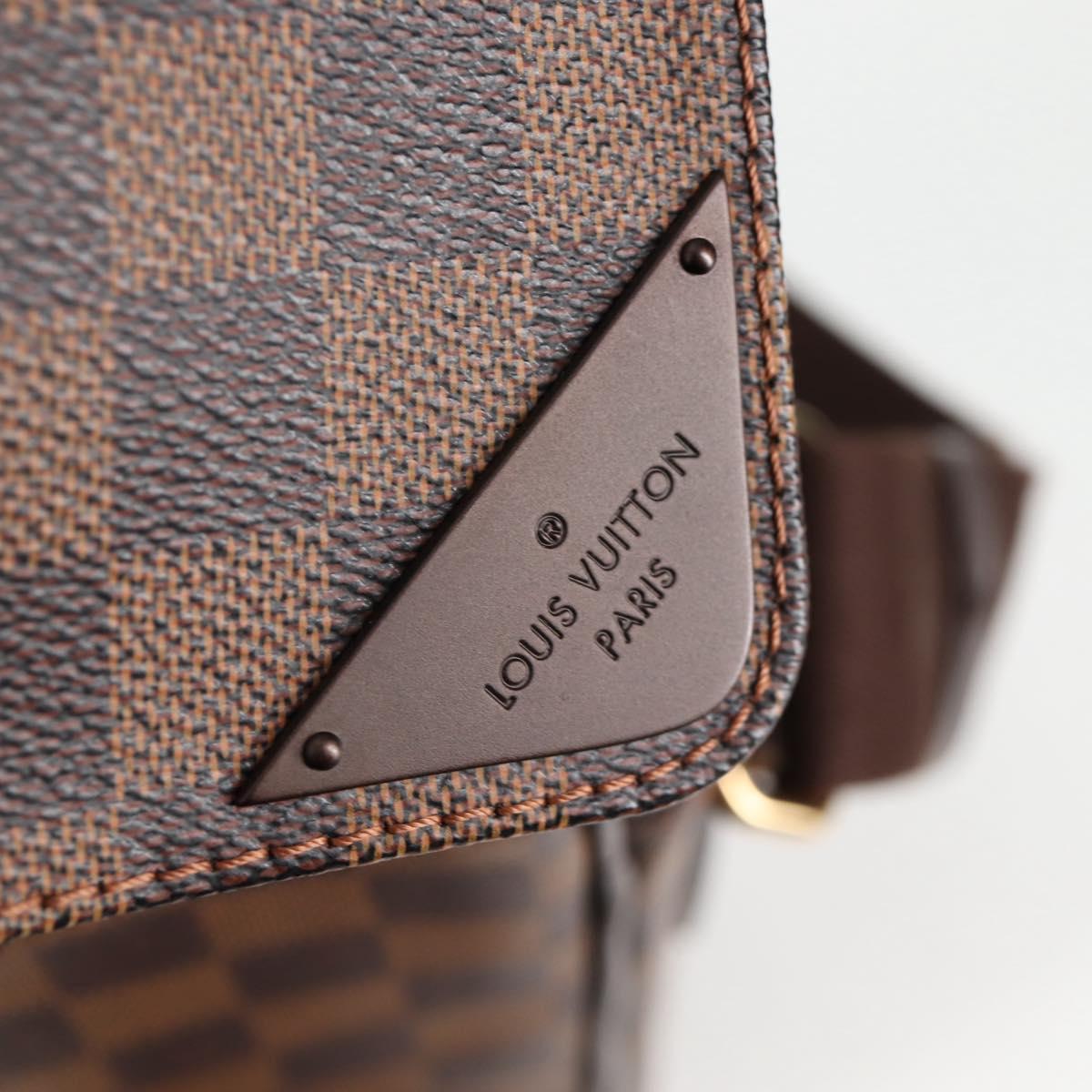 LOUIS VUITTON Damier Ebene Shelton MM Shoulder Bag N41149 LV Auth 127960V