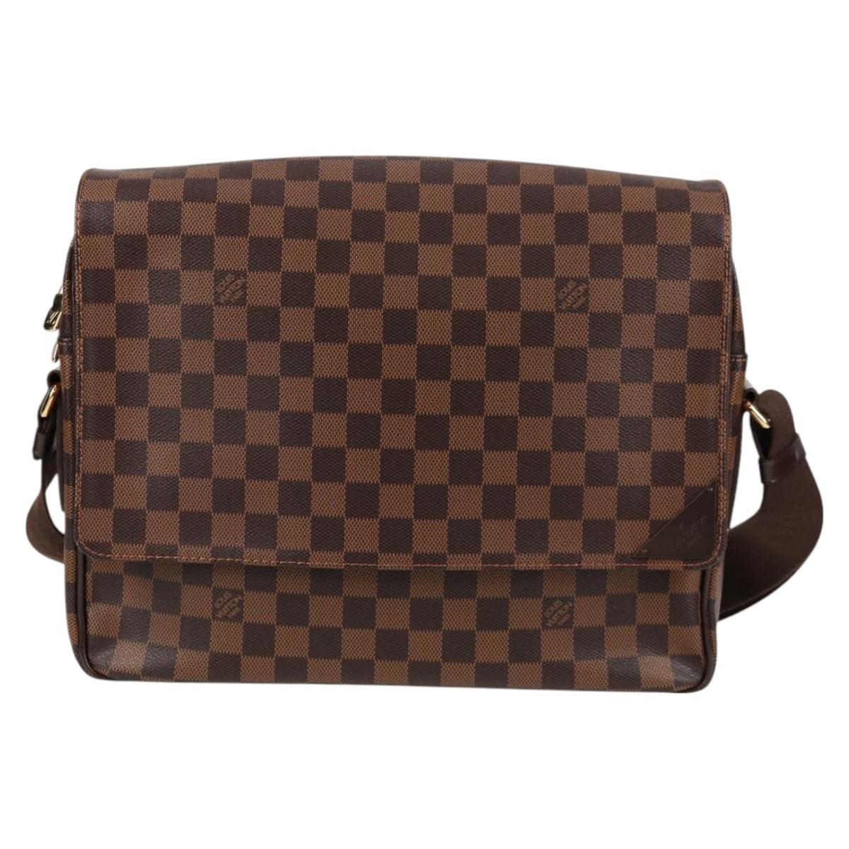 LOUIS VUITTON Damier Ebene Shelton MM Shoulder Bag N41149 LV Auth 127960V