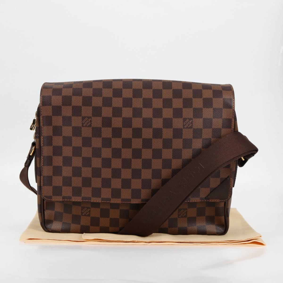 LOUIS VUITTON Damier Ebene Shelton MM Shoulder Bag N41149 LV Auth 127960V