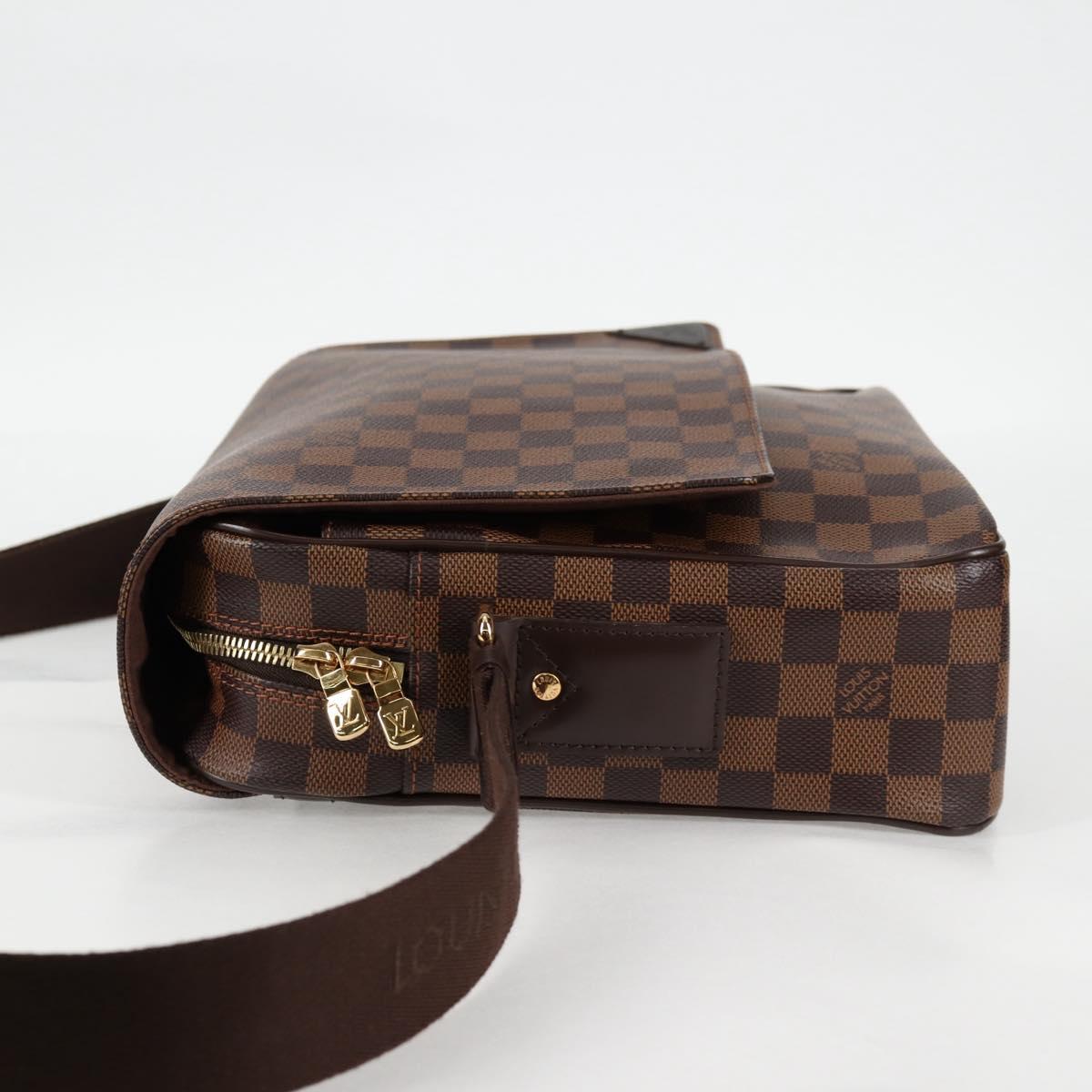 LOUIS VUITTON Damier Ebene Shelton MM Shoulder Bag N41149 LV Auth 127960V