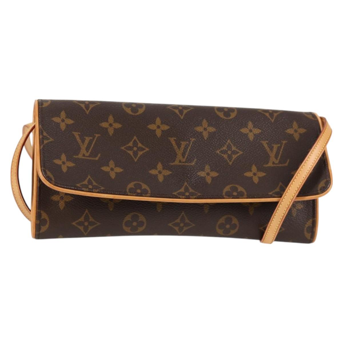 LOUIS VUITTON Monogram Pochette Twin GM Shoulder Bag M51852 LV Auth 127965V